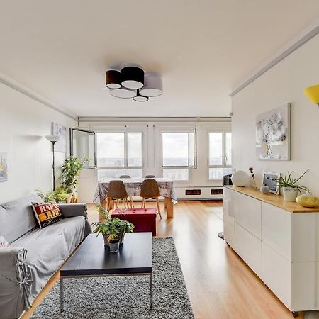 Appartement Place D'Italie Superbe Vue 파리 외부 사진