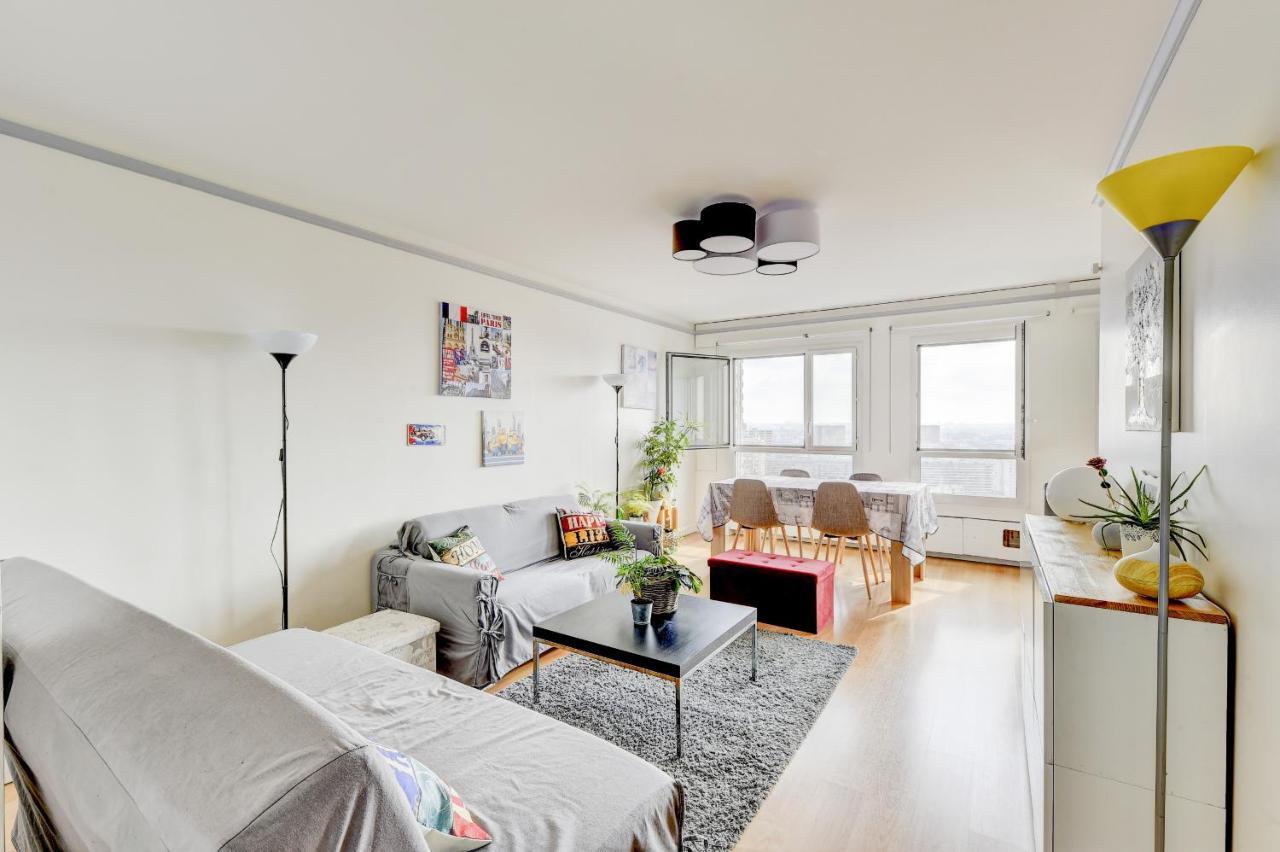 Appartement Place D'Italie Superbe Vue 파리 외부 사진