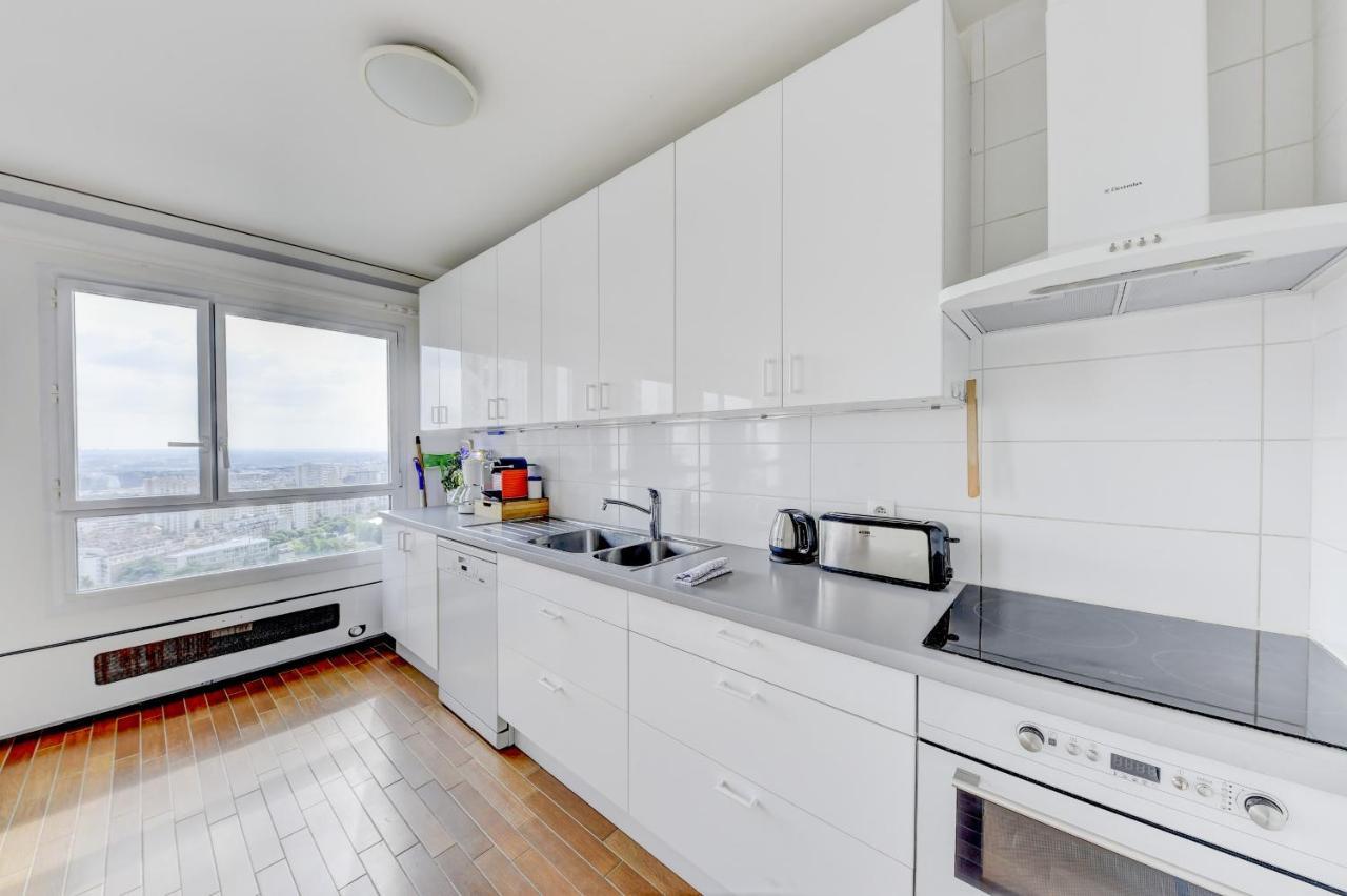 Appartement Place D'Italie Superbe Vue 파리 외부 사진